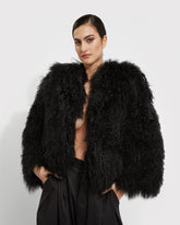 ABRIGO TIBETLAMB NEGRO